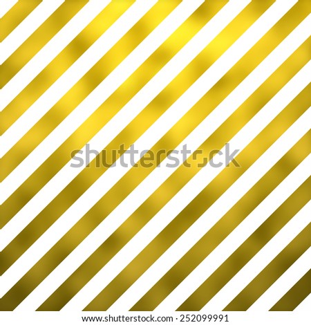 White and Gold Metallic Faux Foil Stripes Background Striped Texture
