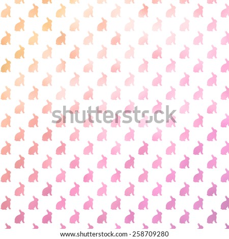 Pink Purple Pastel Bunnies Background Bunny Pattern Texture