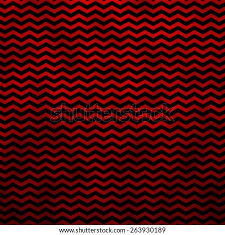 Red Metallic Faux Foil on Black Chevron Pattern Chevrons Texture Zig Zag Background
