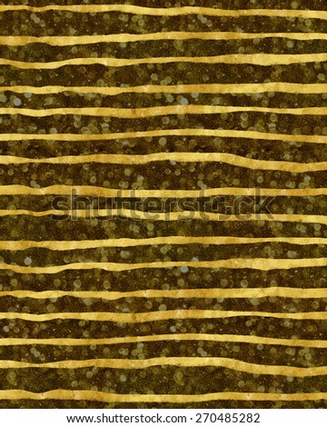 Gold and Black Torn Stripes Faux Foil Metallic Background Pattern Texture
