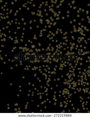 Gold and Black Dots Faux Foil Metallic Background Pattern Texture