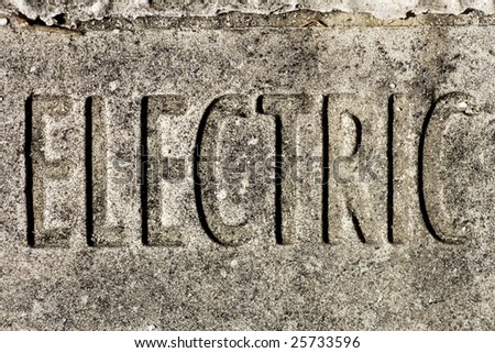 weathered grungy electric sign background