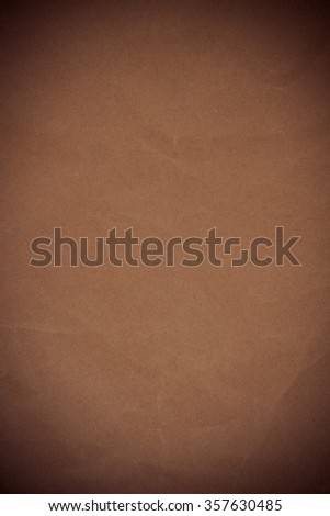 Abstract old and crumpled paper that is dyed brown for Background Texture,Vintage