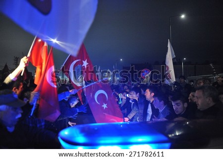 ISTANBUL  ,TURKEY - MARCH 07:  Turkish  former army chief Ilker Basbug press conference  on March 07 , 2014  in  Istanbul, Turkey. Ilker Basbug, the fans welcomed