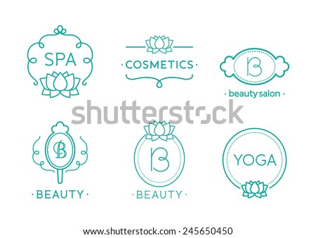 Vector Beauty and Care logo templates