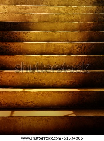 Dark Brown Stairs