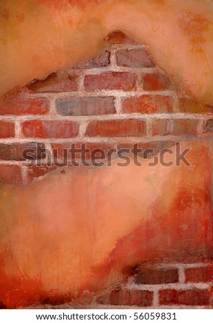 red brick wallpaper. and red brick texture