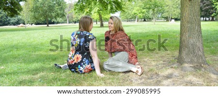 Girl Friends in park