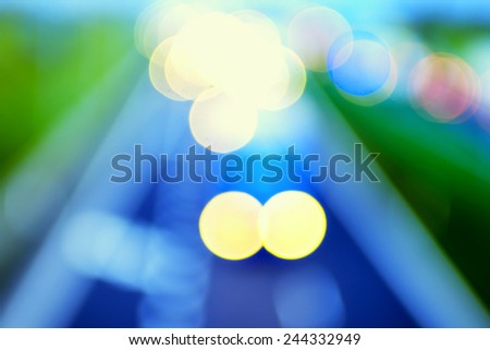 Abstract style - De-focused Pastel highway abstract lights texture background
