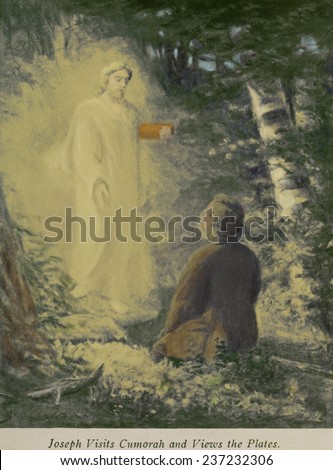 Joseph Smith visits Cumorah and Views the Golden Plates The Angel Moroni prevented him from taking them and said Joseph should return to Cumorah every year on this date.