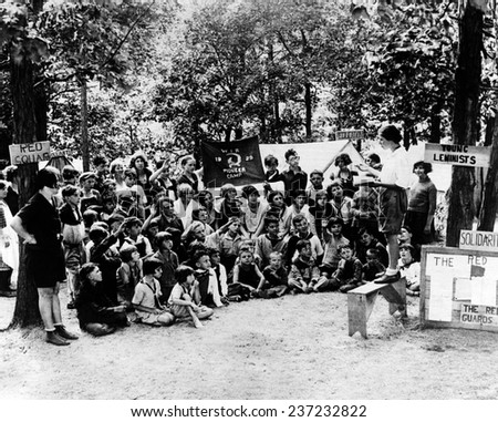 Chicago and Milwaukee youngsters are at a Communist summer camp At Paddock Lake Near Kenosha.