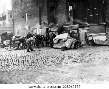 Great Depression Riverfront Shantytown (35th Street & East River) New York City