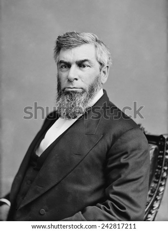 Morrison Remick Waite (1816-1888), seventh Chief Justice of the United States Supreme Court from 1874 through 1888. He was appointed by Ulysses S. Grant