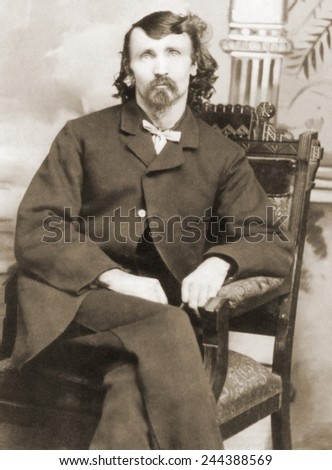 Alfred Packer (1842-1907), accused and convicted to killing and eating his five travel companions while they were snow-trapped in the San Juan Mountains of Colorado in the winter of 1873-74.