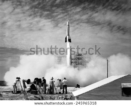V-2 copy launched. The US rocket was based on the German V-2 missile and was the first missile launched at Cape Canaveral on July 24, 1950.