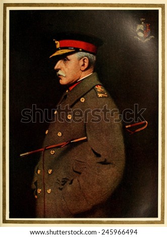 Field Marshall John French, Chief of Staff of the British Army from 1911-1914. Painting by John St. Helier Lander.