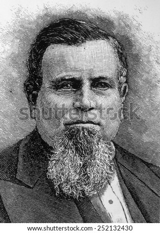 Charles Crocker (1822-1888), owner and operator of the Central Pacific Railroad line