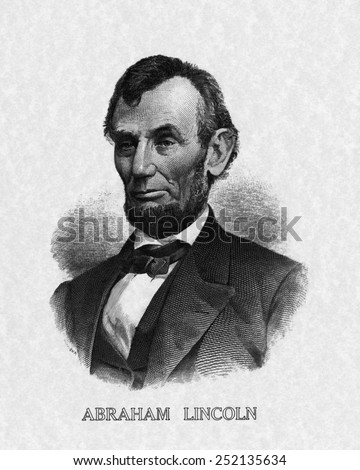 US Presidents. US President Abraham Lincoln.