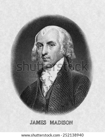 US Presidents. US President James Madison.