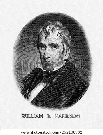US Presidents. US President William Harrison.