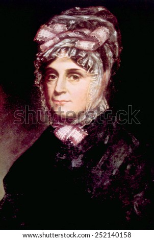 Anna Harrison (1775-1864), First Lady 1841, portrait by Cornelia Stuart Cassady, 1843