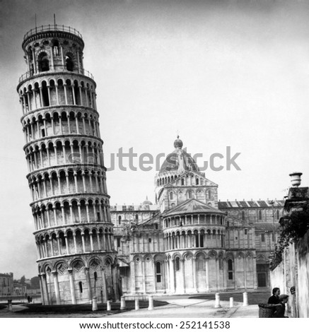The Leaning Tower and Cathedral of Pisa, Pisa, Italy.