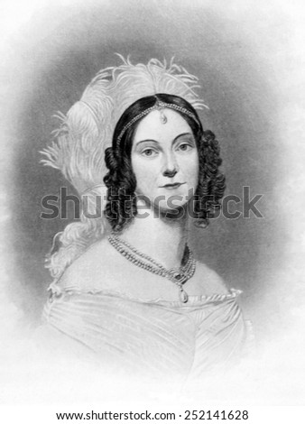 Angelica Van Buren (1816-1877), daughter-in-law of President Martin Van Buren, Lady of the President\'s House (1837-1841)
