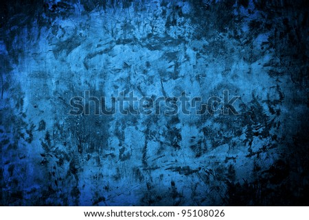 High resolution blue concrete wall background.