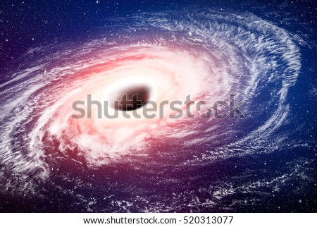 hole black space way fiction hydrogen nebula galaxy white earth cloud cosmic atmosphere explosion meteorite deep star concept - stock image. Elements of this image furnished by NASA.
