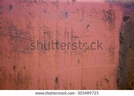 rusted red metal background