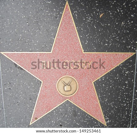 HOLLYWOOD - JULY 11: Bill Cosby\'s star on Hollywood Walk of Fame, as seen on July 11, 2013 in Hollywood in California. This star is located on Hollywood Blvd. and is one of 2400 celebrity stars.