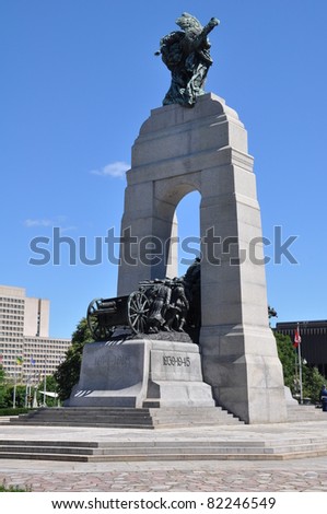 National War Memorial in Ottawa, Canada
