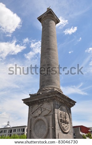 Nelson\'s Column in Montreal, Canada