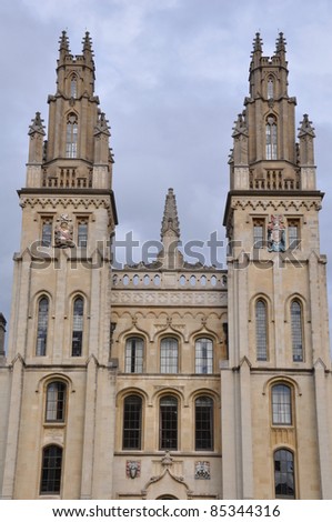 All Souls College at Oxford University, England