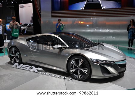 Acura  Concept on New York   April 11  The Acura Nsx Concept At The 2012 New York