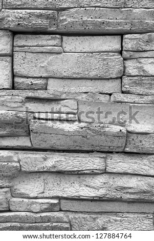 Decorative brick wall. Brick wall as background.
