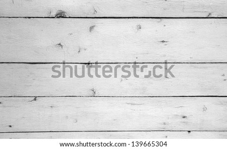 White wooden planks. White background of weathered painted wooden plank.