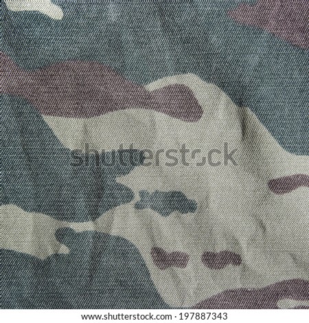 Khaki camouflage texture. Background of green camo pattern.