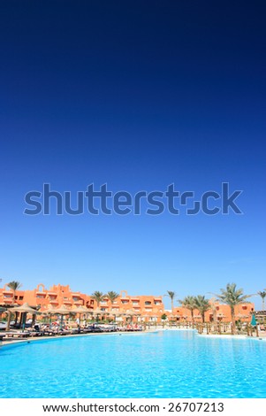 Pool in the tropical hotel, Egypt, Sharm al-Sheikh, ISO 100, RAW>TIFF>JPEG 1