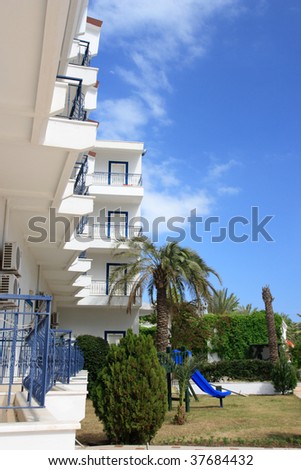 Greek hotel. Corfu.