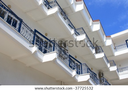 Apartments in Greek hotel.