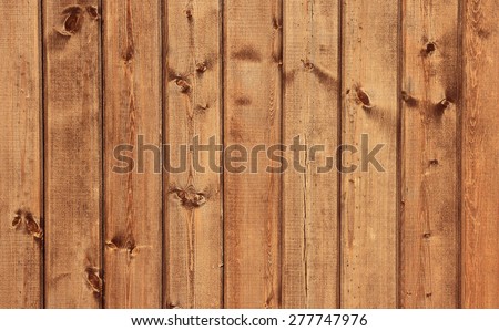 Wooden background. Simple wooden planks in a row.