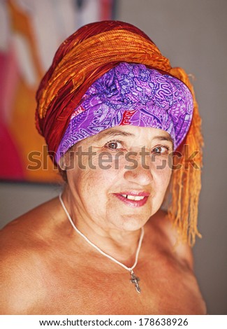 beautiful aged lady (be fashionable despite of the age)