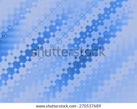 Abstract blue and white background with wave filter effect
