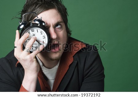 Man fears his alarm clock