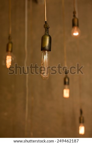 Bulb hanging idea