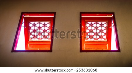 Traditional window light of china