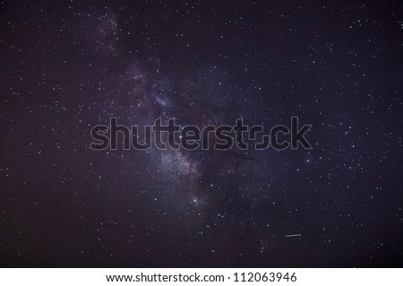Dark matter inside the Milky Way in wide field astronomical photo