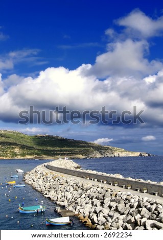 Mgarr Harbour in Gozo, the sister island of Malta - Mediterranean Sea