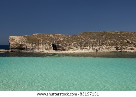 The island of Comino was once popular with marauders and pirates due to its numerous caves.